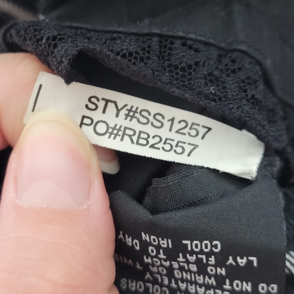 Royal Bones Tripp NYC Black/White Plaid Lace Up Corset Top XS EUC HOT TOPIC GOTH - Picture 14 of 14